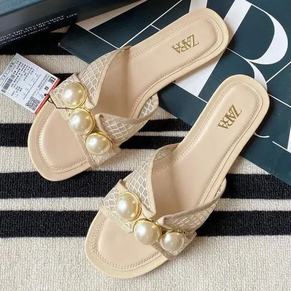 ZARA Mesh Slides NWT - Picture 2 of 12